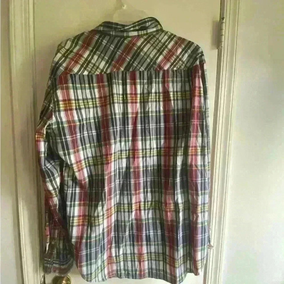Echo Unltd Plaid Checkered Red/Blue/Green Shirt XLarge - Picture 4 of 4